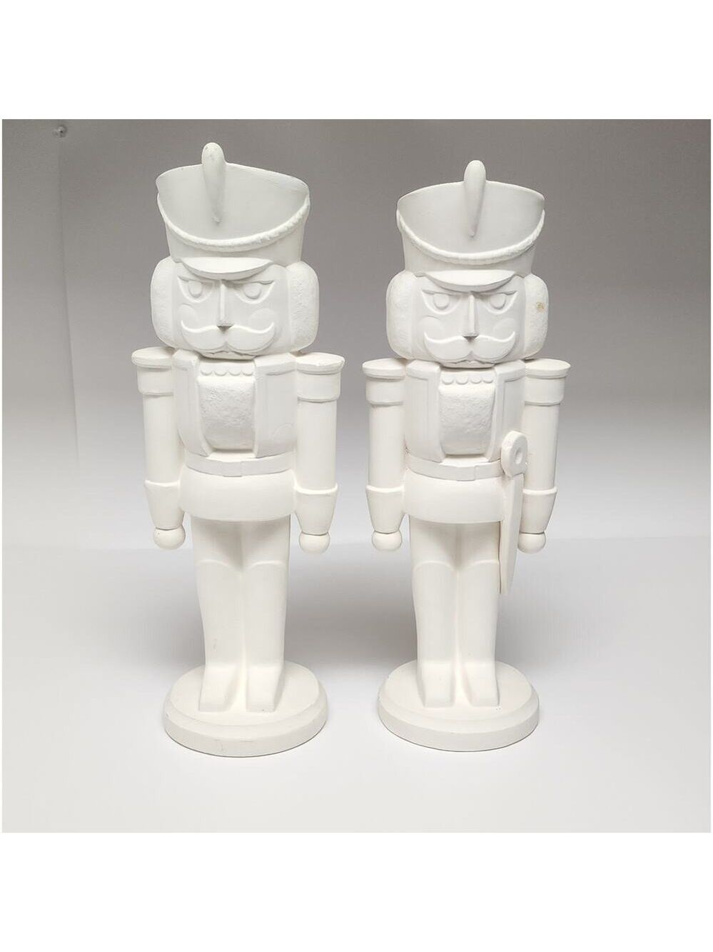 Nutcracker Bisque Ceramic Figurines Ready To Paint Christmas, Holiday Decor